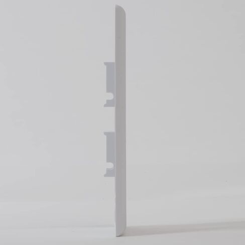 ICC Single Gang 1-Port Classic Faceplate for EZ and HD Style Keystone Connectors, Wallplate for Networking and Home Installations, Durable and Easy to Install, White, 25-Pack in Saudi Arabia