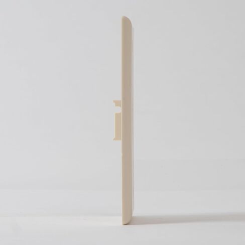 لوحة واجهة كلاسيكية بمنفذ واحد من ICC لموصلات Keystone بنمط EZ وHD، لوحة حائط للشبكات والتركيبات المنزلية، متينة وسهلة التركيب، بيضاء، 25 قطعة in Kuwait