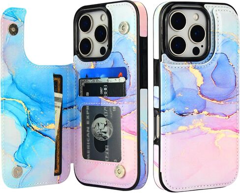 HAOPINSH for iPhone 16 Pro Case Wallet with Card Holder, White Leopard Cheetah Pattern Back Flip Folio PU Leather Kickstand Card Slots Case for Women Girls, Double Magnetic Clasp Shockproof Case 6.3" in Kuwait