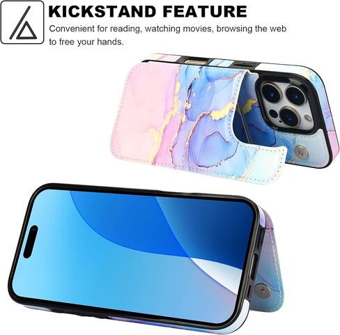 HAOPINSH for iPhone 16 Pro Case Wallet with Card Holder, White Leopard Cheetah Pattern Back Flip Folio PU Leather Kickstand Card Slots Case for Women Girls, Double Magnetic Clasp Shockproof Case 6.3" in Kuwait