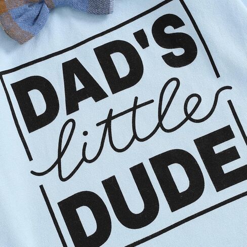 Hnyenmcko Newborn Baby Boy Fall Outfits Letter Print Long Sleeve Romper Suspender Pants Hat Sets Infant Boy Winter Clothes in Kuwait