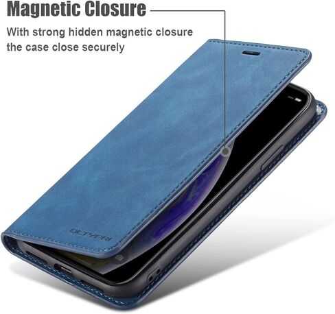 QLTYPRI Wallet Case for iPhone XR, 3 Card Holders, Black in Saudi Arabia
