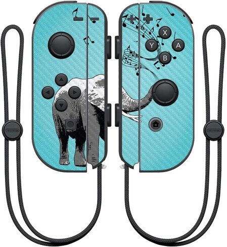 غلاف MightySkins من ألياف الكربون لجهاز تحكم Nintendo Joy-Con - أنماط جرافيتي وايلد | لمسة نهائية واقية ومتينة من ألياف الكربون | سهل التطبيق والإزالة وتغيير الأنماط | صنع في الولايات المتحدة الأمريكية in Saudi Arabia