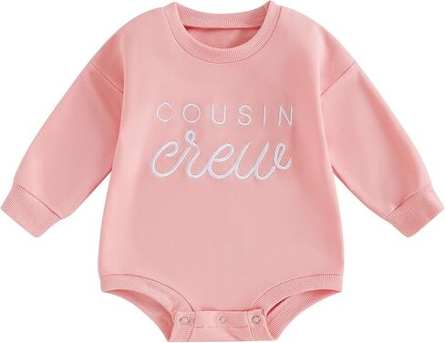 Frietlebird Newborn Baby Boy Fall Winter Clothes Oversized Sweatshirt Romper Long Sleeve Bubble Romper 0 3 6 9 12 18 Months in Saudi Arabia