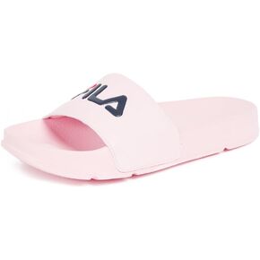 Fila Women's Drifter Slide Sandal, Bluebird NVY red, 11 Medium US