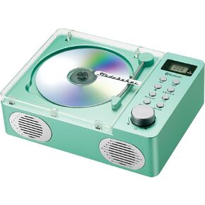 Studebaker SB3720 Portable Stereo Bluetooth CD Player with MP3 Playback, FM Radio, USB, and Built-in Rechargeable Battery (Blue)