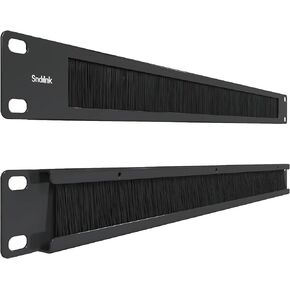 2U Brush Panel Cable Management, Nylon Dustproof Design, Enhances Airflow for 19-Inch Server Racks and Network Cabinets (2U 1PACK)