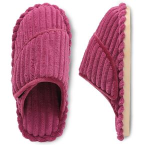 Besroad Womens Slippers Wide Diabetic Shoes Adjustable House Slippers Memory Foam Bedroom Slippers Arthritis Edema Indoor Outdoor