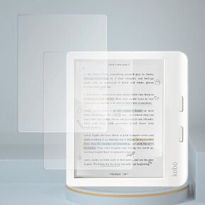 Anti-Glare Matte Screen Protector Designed for 7" Kobo Libra Colour/Libra 2/Libra H2O e-reader (2-Pack) Anti Fingerprint Anti Burst Nano Matte Skin PET Soft Film (Matte)