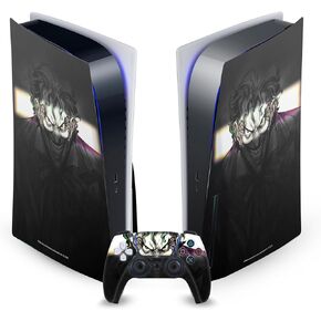 Head Case Designs Officially Licensed The Joker DC Comics Batman: Harley Quinn 1 Character Art Vinyl Faceplate Sticker Gaming Skin Decal Cover Compatible with PS5 Disc Console & DualSense