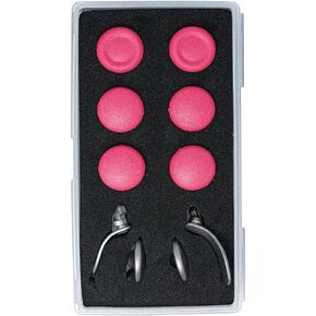 Joystick caps & Back Paddles for PS5 Edge Controller, Joystick caps Replacement, 4PCS Metal Back Paddles Replacement Replacement for PS5 Dualsense Controller, 10 in 1 Accessories (Purple)
