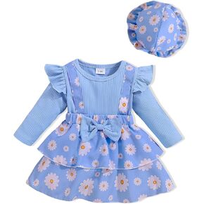 Baby Girl Dress Infant Dresses Summer Clothes Short Sleeve Overall Outfits Skirt Headband