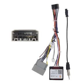 16pin Car Stereo Radio Power Retrofit Wiring Harness Adatper fits for Jeep Wrangler Cherokee Compass Grand Patriot Dodge Caliber Voyager