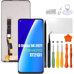 Replacement for Motorola Moto G Stylus 5G 2021 LCD Screen for moto XT2131-1 XT2131-4 XT2131-2 XT2131-3 XT2131DL LCD Display Screen Touch Digitizer Assembly with Repair kit