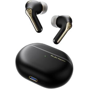 SoundPEATS Capsule3 Pro+ Wireless Earbuds, Adaptive Noise Cancelling Bluetooth Headphones Hi-Res HiFi Stereo Sound with xMEMS Speaker, True Wireless ANC Earphones with LDAC, 6 Mic 43H Playtime