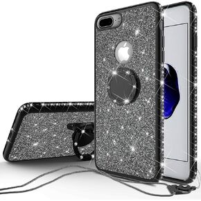 iPod Touch 7 Case,iPod Touch 6 Case, Slim Full-Body Stylish Protective Case with Built-in Screen Protector Compatible for Apple iPod Touch 5/6/7th Generation (Purple Marble)