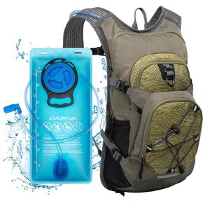 EVERFUN Hiking Hydration Backpack 18L with Water Bladder 2L/3L Water Backpack Women Men Lightweight Insulation Hydration Day Rucksack for Hiking, Cycling, Running, Climbing, Camping