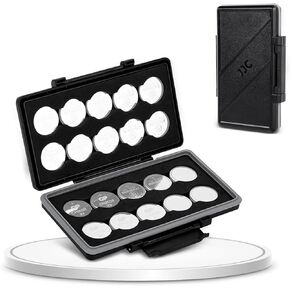 CR1/3N Battery Case Holder Storage,Water-Resistant Anti-Lost,Button Coin Cell Battery Case for 26x CR-1/3n DL1/3N 2L76 lithium, CR1/3N Battery Container Box- Coin Cell Battery Not Included