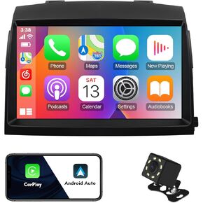 4+64G 9-inch Android 13 WiFi 6 Car Stereo for Toyota Sienna 2004-2010 IPS Touchscreen Screen Bluetooth 5.4 Car Radio with Carplay & Android Auto Support Backup Camera FM Navi SWC