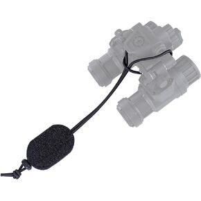Tactical NVG Lanyard, JX Tacfancier Elastic Retention Bungee Cord for PVS7 PVS14 PVS31 Helmet Mounted Night Vision Devices, Tourniquet Holder for Duty Belt