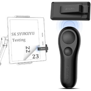 SK SYUKUYU Page Turner for Kindle Paperwhite Oasis Kobo eReaders Accessories, RF Remote Control Page Turner Clicker for ipad Tablets Reading Novels Comics, Remote Camera and Video Button(Black)