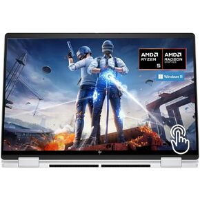 HP - Envy 2-in-1 14" Wide Ultra XGA Touch-Screen Laptop - AMD Ryzen 5 8640HS processor 6-core - 16GB Memory - 512GB SSD - Glacier Silver - Fast Charge - Windows 11