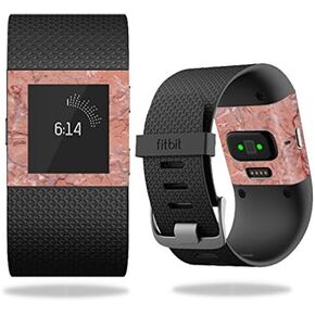 MightySkins Skin Compatible with Fitbit Surge Cover Skins Sticker Watch Pink Marble