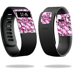 MightySkins Skin Compatible with Fitbit Charge Cover Skins Sticker Watch Butterfly Love