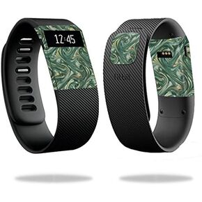 MightySkins Skin Compatible with Fitbit Charge Cover Skins Sticker Watch Marble Swirl