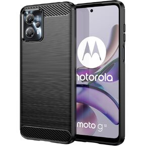 for Motorola G13/G23 Phone case, Shockproof, Scratch Resistant Carbon Fiber Jacket, Soft TPU, for Moto G13/G23 case (Blue)