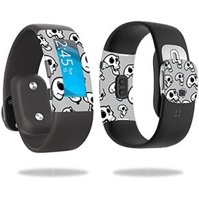 MightySkins Skin Compatible with Microsoft Band 2 Cover Skins Sticker Watch Laughing Skulls