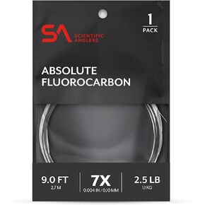 SA Absolute Florocarbon Leader, 9ft, 3X