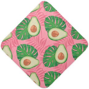 Cute Green Dinosaurs UFO Hooded Baby Towel Outer Space Baby Bath Towel Unisex Soft Organic Cotton Washcloths Toddlers Shower Gifts for Boys Girls Newborn 30 x 30 in