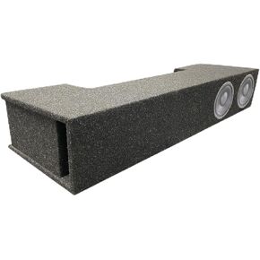 Atrend Accu-Tuned 8" Dual Vented Subwoofer Enclosure for 2019 & UP Ram Crew Cab | Premium Carpet Finish | OEM-Fit | Dynamic Bass Precision | Innovative Damping | Crafted with Aliphatic Wood Glue