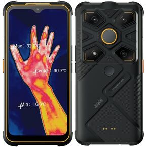 AGM Glory G1S Rugged Smartphone (2023), Rugged Phone, Rugged Smartphone Unlocked 5G Top Thermal Camera, Snapdragon 480 Refresh Rate 25 FPS IP68/IP69K Waterproof Phone 6.53" FHD+ 8G+128G, Night Vision