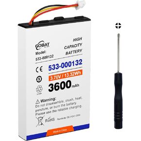 533-000132 Battery Replacement,3600mAh High Capacity Compatible for Logitech G933,G533,G935,G933S,G533S Wireless Artemis Spectrum Gaming Headset Battery with Repair Tools