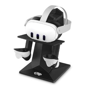 ETAVR VR Stand Compatible with Oculus Meta Quest 2/Meta Quest Pro/Oculus Meta Quest 3 Stand and Touch Controllers Accessories