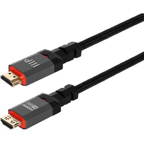 Monoprice 8K Certified Ultra High Speed HDMI Cable - 20 Feet - Black | Braided - HDMI 2.1, 8K@60Hz, 4k@120Hz, 48Gbps, HDR, VRR, CL3 in-Wall Rated