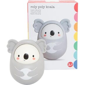 Tiger Tribe: Roly Poly - Bunny - Soft Silicone, ECO Bio-Plastic, Twinkling Sound, Soothing Sensory Toy, Infant & Baby Ages 3+ mo.