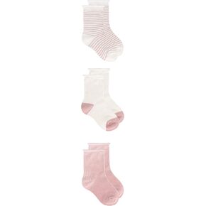Organic Toddler Crew Socks 3-Pack | Multiple Colours