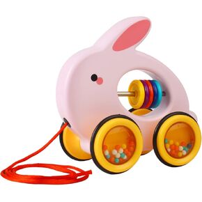 Toddler Pull Toys, Pull Along Walking Toy for Toddlers and Beginner Walkers for 3+ Years Old TLWJC-01 (Tortoise) 7033