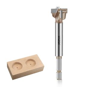 5Pcs Drill Bit Set for Woodworking, Various Sizes, Carbide Tipped Wood Hole Saw Auger Opener, Hole Opener Hinge Hole Cutter for Woodworking, Plastic, Plywood Products (5 Bit Set)