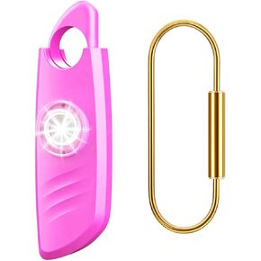 FA FIGHTART 2 Packs Personal Safety Alarm for Women 140db Sound Strobe Light with Key Chain Devices for Women Men