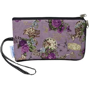 Tainada Women Phone Wristlet Clutch Dual Zippered Wallet Purse Pouch Bag for iPhone 15 Pro Max, 15 Plus, Samsung S23+
