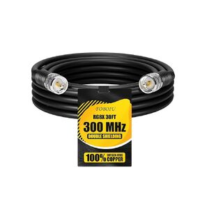 RG8x Coaxial Cable 40 ft,CB Antenna Cable,PL259 UHF Male-to-Male Cord,CB Coax Cable 50 Ohm for Radios,Antenna Analyzers,Antenna Tuners,Virtual Loads