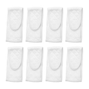 Healifty Baby Belly Band Soft Cotton Infant Newborn Belly Wrap Umbilical Cords Umbilical Hernia Belt for Baby 8Pcs Square Style