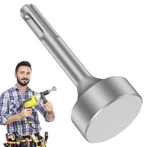 SDS Plus Ground Rod Driver, Heavy Duty Grounding Rod, Forged Steel Drill Bit Driver Tool, Save Time Rotary Hammers, Easy to Use Hammer Drill Rod Converter for Rotary Hammer Drill Ground Rods