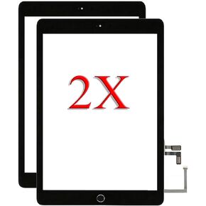 لجهاز iPad 7 7th / 8 8th Gen A2197 A2198 A2200 A2270 A2428 A2429 A2430 استبدال الشاشة 2 حزمة محول رقمي 10.2 بوصة، لجهاز iPad 7 7th / 8 الجيل الثامن استبدال محول رقمي لشاشة اللمس (أبيض) in Kuwait