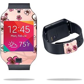 MightySkins Skin Compatible with Samsung Galaxy Gear 2 Neo Smart Watch Cover Skins Sticker Watch Cherry Blossom