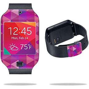 MightySkins Skin Compatible with Samsung Galaxy Gear 2 Neo Smart Watch Cover Skins Sticker Watch Pink Kaleidoscope